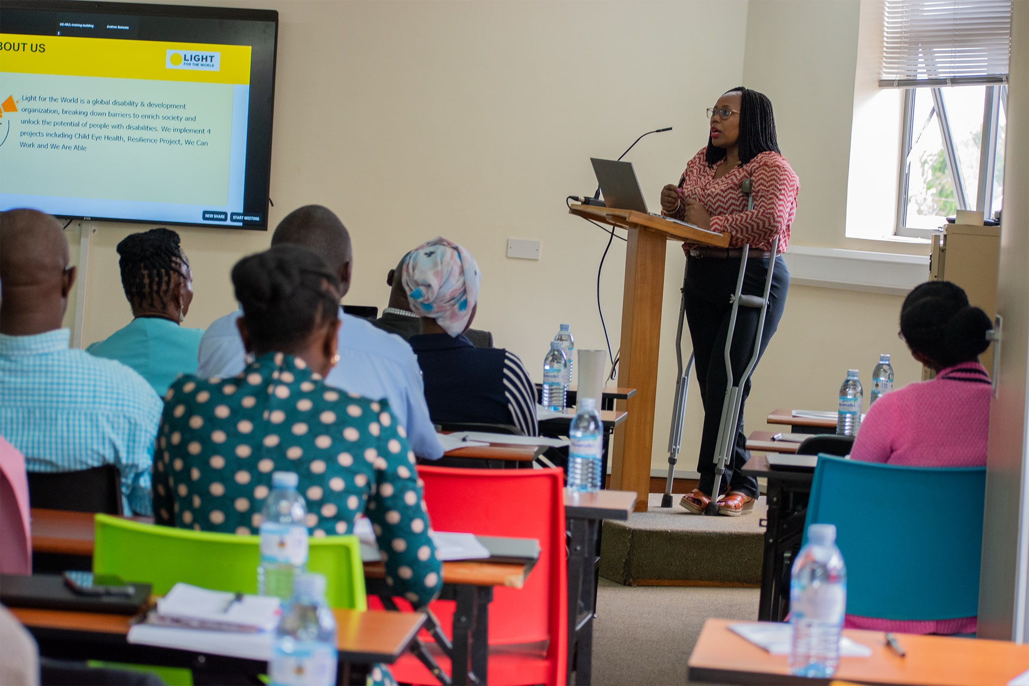 Keynote speaker Ms Lydia Abenaitwe